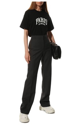 Женские кожаные кроссовки triple s BALENCIAGA белого цвета по цене 87950 руб., арт. 524039/W2FA1 | Фото 2 Женские кожаные кроссовки triple s BALENCIAGA белого цвета, арт. 524039/W2FA1 | Фото 2