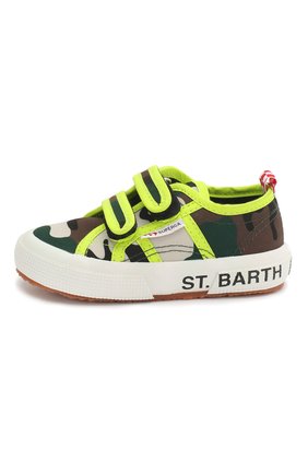 Детские хлопковые кеды MC2 SAINT BARTH разноцветного цвета по цене 6485 руб., арт. STBA B0ULEVARD/B0UL001/23-28 | Фото 2 Детские хлопковые кеды MC2 SAINT BARTH разноцветного цвета, арт. STBA B0ULEVARD/B0UL001/23-28 | Фото 2