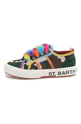Детские хлопковые кеды MC2 SAINT BARTH разноцветного цвета по цене 7330 руб., арт. STBA B0ULEVARD/B0UL001/29-39 | Фото 2 Детские хлопковые кеды MC2 SAINT BARTH разноцветного цвета, арт. STBA B0ULEVARD/B0UL001/29-39 | Фото 2