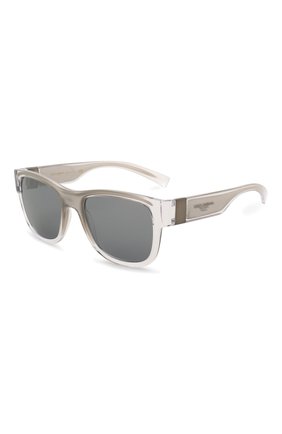 Мужские солнцезащитные очки DOLCE & GABBANA серебряного цвета, арт. 6132-32606G | Фото 1 (Тип очков: С/з; Кросс-КТ: С/з-мужское; Оптика Гендер: оптика-мужское; Очки форма: Прямоугольные)