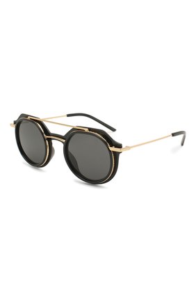 Мужские солнцезащитные очки DOLCE & GABBANA черного цвета по цене 24550 руб., арт. 6136-501/87 | Фото 1 Мужские солнцезащитные очки DOLCE & GABBANA черного цвета, арт. 6136-501/87 | Фото 1