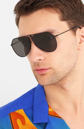 Мужские солнцезащитные очки DOLCE & GABBANA черного цвета по цене 24550 руб., арт. 2248-110687 | Фото 2 Мужские солнцезащитные очки DOLCE & GABBANA черного цвета, арт. 2248-110687 | Фото 2