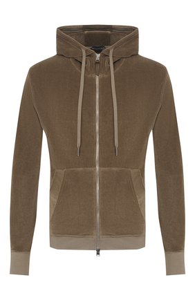 Мужская хлопковая толстовка TOM FORD светло-коричневого цвета по цене 79350 руб., арт. BU249/TFJ978 | Фото 1 Мужская хлопковая толстовка TOM FORD светло-коричневого цвета, арт. BU249/TFJ978 | Фото 1