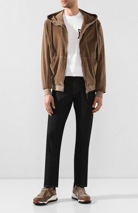 Мужская хлопковая толстовка TOM FORD светло-коричневого цвета по цене 79350 руб., арт. BU249/TFJ978 | Фото 2 Мужская хлопковая толстовка TOM FORD светло-коричневого цвета, арт. BU249/TFJ978 | Фото 2