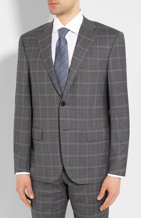 Мужской шерстяной костюм CORNELIANI темно-серого цвета по цене 145500 руб., арт. 85N268-0117413/92 Q1 | Фото 2 Мужской шерстяной костюм CORNELIANI темно-серого цвета, арт. 85N268-0117413/92 Q1 | Фото 2