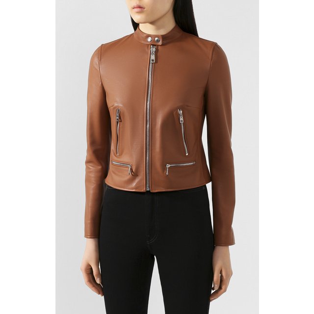 фото Кожаная куртка dolce & gabbana