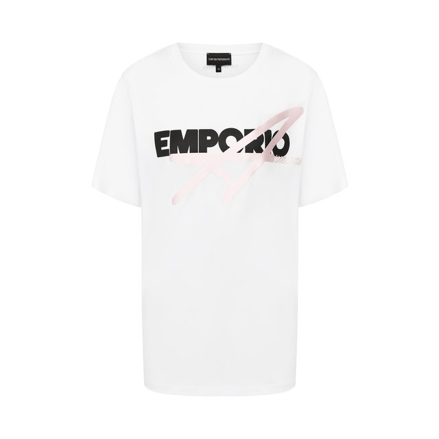 фото Хлопковая футболка emporio armani