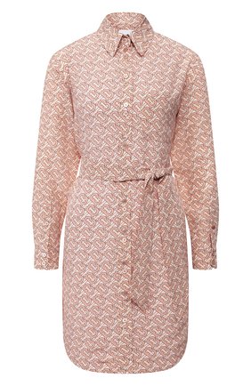 Женское шелковое платье BURBERRY розового цвета по цене 109000 руб., арт. 8028961 | Фото 1 Женское шелковое платье BURBERRY розового цвета, арт. 8028961 | Фото 1