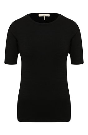 Женская пуловер RAG&BONE черного цвета по цене 12550 руб., арт. WCC20ST045C745 | Фото 1 Женская пуловер RAG&BONE черного цвета, арт. WCC20ST045C745 | Фото 1