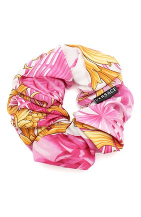 Женская резинка для волос VERSACE розового цвета по цене 9950 руб., арт. IELA002/A234758 | Фото 2 Женская резинка для волос VERSACE розового цвета, арт. IELA002/A234758 | Фото 2