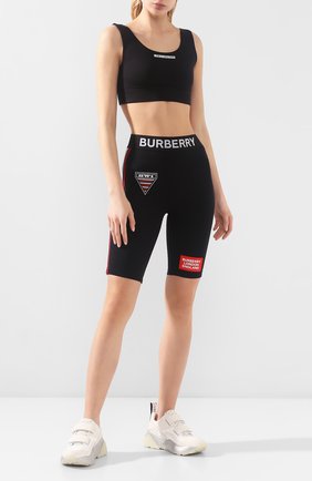 Женский топ BURBERRY черного цвета по цене 20300 руб., арт. 8029581 | Фото 2 Женский топ BURBERRY черного цвета, арт. 8029581 | Фото 2 (Материал внешний: Синтетический материал; Рукава: Без рукавов; Кросс-КТ: без рукавов; Длина (для топов): Укороченные)