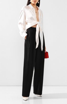 Женские шерстяные брюки TOM FORD черного цвета по цене 99500 руб., арт. PAW324-FAX694 | Фото 2 Женские шерстяные брюки TOM FORD черного цвета, арт. PAW324-FAX694 | Фото 2