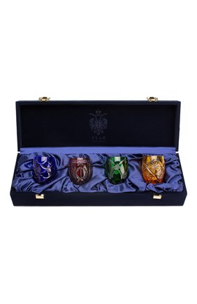 Мужские набор imperial egg из 4-х рюмок для водки TSAR разноцветного цвета по цене 69850 руб., арт. 472084 | Фото 3 Мужские набор imperial egg из 4-х рюмок для водки TSAR разноцветного цвета, арт. 472084 | Фото 3