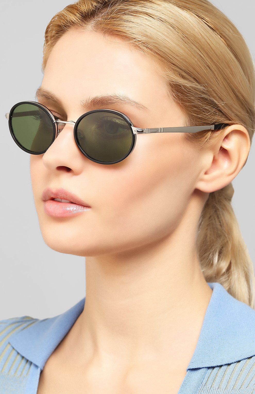 Женские солнцезащитные очки PERSOL зеленого цвета по цене 17500 руб., арт. 2457S-518/52 | Фото 2 Женские солнцезащитные очки PERSOL зеленого цвета, арт. 2457S-518/52 | Фото 2