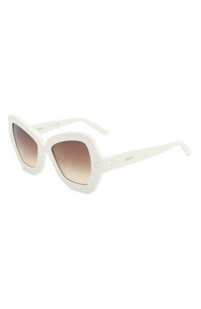 Мужские солнцезащитные очки CELINE EYEWEAR белого цвета по цене 29100 руб., арт. 40067I | Фото 1 Мужские солнцезащитные очки CELINE EYEWEAR белого цвета, арт. 40067I | Фото 1