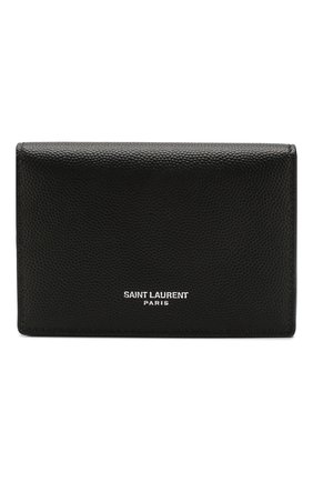 Мужской кожаный футляр для кредитных карт SAINT LAURENT черного цвета по цене 15500 руб., арт. 469338/BTY7N | Фото 1 Мужской кожаный футляр для кредитных карт SAINT LAURENT черного цвета, арт. 469338/BTY7N | Фото 1