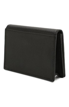 Мужской кожаный футляр для кредитных карт SAINT LAURENT черного цвета по цене 15500 руб., арт. 469338/BTY7N | Фото 2 Мужской кожаный футляр для кредитных карт SAINT LAURENT черного цвета, арт. 469338/BTY7N | Фото 2
