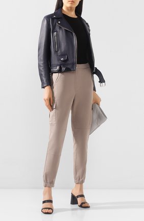Женские хлопковые брюки J BRAND бежевого цвета по цене 23300 руб., арт. JB002857 | Фото 2 Женские хлопковые брюки J BRAND бежевого цвета, арт. JB002857 | Фото 2