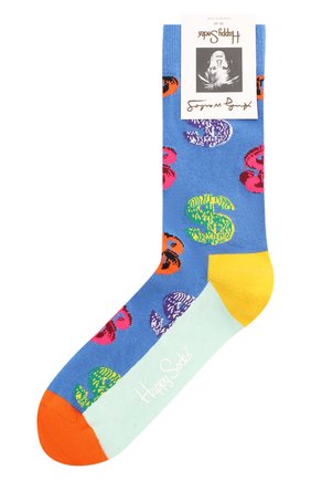 Женские носки andy warhol dollar sock HAPPY SOCKS разноцветного цвета по цене 990 руб., арт. AWDOL01 | Фото 1 Женские носки andy warhol dollar sock HAPPY SOCKS разноцветного цвета, арт. AWDOL01 | Фото 1