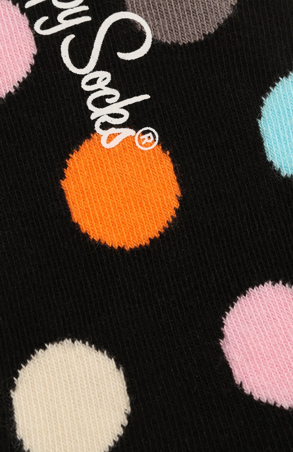 Женские подследники big dot liner sock HAPPY SOCKS разноцветного цвета, арт. BD06 | Фото 2 (Материал внешний: Хлопок)