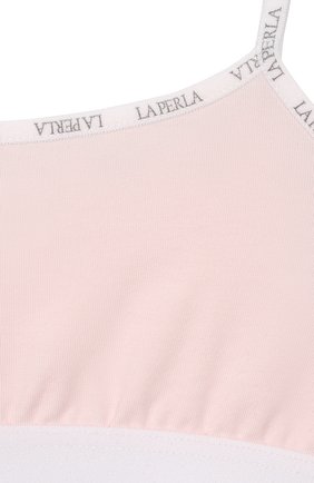 Детский бра-топ LA PERLA розового цвета по цене 4815 руб., арт. 51329/2A-8A | Фото 3 Детский бра-топ LA PERLA розового цвета, арт. 51329/2A-8A | Фото 3