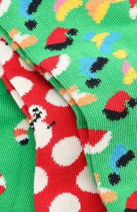 Детские комплект из 3 пар носков HAPPY SOCKS разноцветного цвета по цене 1890 руб., арт. XKID08 | Фото 2 Детские комплект из 3 пар носков HAPPY SOCKS разноцветного цвета, арт. XKID08 | Фото 2