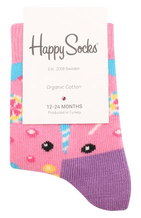 Детские носки HAPPY SOCKS разноцветного цвета по цене 490 руб., арт. KCOT01 | Фото 1 Детские носки HAPPY SOCKS разноцветного цвета, арт. KCOT01 | Фото 1