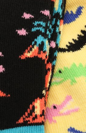 Детские комплект из 2 пар носков HAPPY SOCKS разноцветного цвета по цене 790 руб., арт. KVLC02 | Фото 2 Детские комплект из 2 пар носков HAPPY SOCKS разноцветного цвета, арт. KVLC02 | Фото 2
