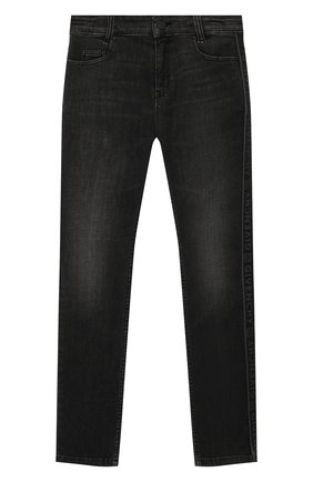 Детские джинсы GIVENCHY серого цвета по цене 20700 руб., арт. H24074 | Фото 1 Детские джинсы GIVENCHY серого цвета, арт. H24074 | Фото 1