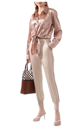 Женские джоггеры из вискозы STELLA MCCARTNEY бежевого цвета по цене 66650 руб., арт. 600959/S0A82 | Фото 2 Женские джоггеры из вискозы STELLA MCCARTNEY бежевого цвета, арт. 600959/S0A82 | Фото 2 (Материал внешний: Синтетический материал, Вискоза; Длина (брюки, джинсы): Стандартные; Женское Кросс-КТ: Брюки-одежда, Джоггеры - брюки; Стили: Кэжуэл; Силуэт Ж (брюки и джинсы): Джоггеры)