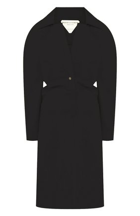 Женское хлопковое платье BOTTEGA VENETA черного цвета по цене 136500 руб., арт. 618495/VKPB0 | Фото 1 Женское хлопковое платье BOTTEGA VENETA черного цвета, арт. 618495/VKPB0 | Фото 1