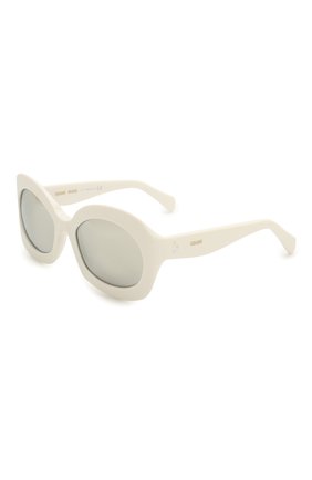 Мужские солнцезащитные очки CELINE EYEWEAR белого цвета по цене 29850 руб., арт. 40097I | Фото 1 Мужские солнцезащитные очки CELINE EYEWEAR белого цвета, арт. 40097I | Фото 1