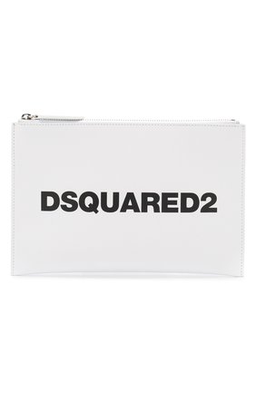 Женский клатч DSQUARED2 белого цвета по цене 19000 руб., арт. P0W0007 01501652 | Фото 1 Женский клатч DSQUARED2 белого цвета, арт. P0W0007 01501652 | Фото 1