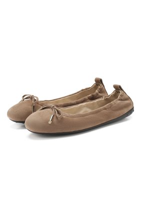 Женские замшевые балетки TOD’S бежевого цвета по цене 28700 руб., арт. XXW12C0CJ10HR0 | Фото 1 Женские замшевые балетки TOD’S бежевого цвета, арт. XXW12C0CJ10HR0 | Фото 1