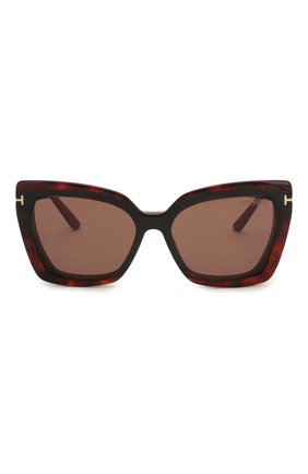Женские солнцезащитные очки TOM FORD бордового цвета по цене 49950 руб., арт. TF5641-B | Фото 2 Женские солнцезащитные очки TOM FORD бордового цвета, арт. TF5641-B | Фото 2