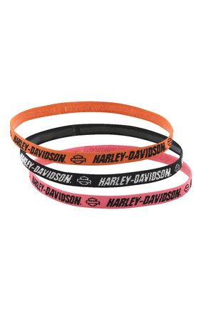 Женская комплект из трех резинка для волос HARLEY-DAVIDSON разноцветного цвета по цене 2360 руб., арт. HP51699 | Фото 1 Женская комплект из трех резинка для волос HARLEY-DAVIDSON разноцветного цвета, арт. HP51699 | Фото 1