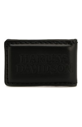 Мужской кожаный зажим для денег HARLEY-DAVIDSON черного цвета по цене 2340 руб., арт. CORESM62-Black | Фото 3 Мужской кожаный зажим для денег HARLEY-DAVIDSON черного цвета, арт. CORESM62-Black | Фото 3