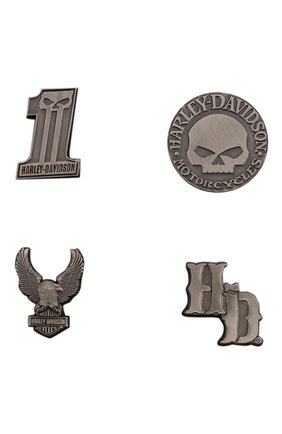 Мужская набор из четырех магнитов HARLEY-DAVIDSON серого цвета по цене 3000 руб., арт. DM25230 | Фото 1 Мужская набор из четырех магнитов HARLEY-DAVIDSON серого цвета, арт. DM25230 | Фото 1