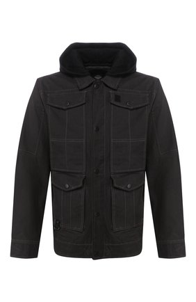 Мужская хлопковая куртка black label HARLEY-DAVIDSON черного цвета по цене 26680 руб., арт. 98570-16VM | Фото 1 Мужская хлопковая куртка black label HARLEY-DAVIDSON черного цвета, арт. 98570-16VM | Фото 1