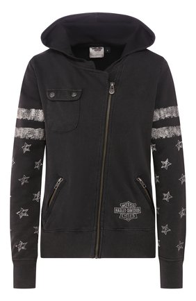 Женский толстовка genuine motorclothes HARLEY-DAVIDSON черного цвета по цене 19620 руб., арт. 96313-16VW | Фото 1 Женский толстовка genuine motorclothes HARLEY-DAVIDSON черного цвета, арт. 96313-16VW | Фото 1