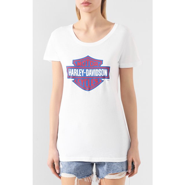 фото Хлопковая футболка exclusive for moscow harley-davidson