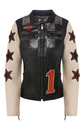 Женская кожаная куртка 1903 HARLEY-DAVIDSON черного цвета по цене 74450 руб., арт. 97003-20VW | Фото 1 Женская кожаная куртка 1903 HARLEY-DAVIDSON черного цвета, арт. 97003-20VW | Фото 1