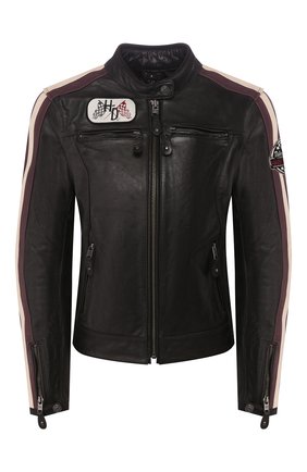Женская кожаная куртка genuine motorclothes HARLEY-DAVIDSON черного цвета по цене 79270 руб., арт. 97005-18EW | Фото 1 Женская кожаная куртка genuine motorclothes HARLEY-DAVIDSON черного цвета, арт. 97005-18EW | Фото 1