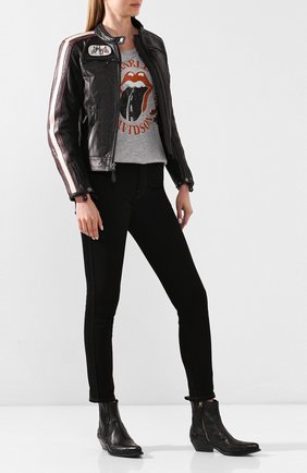 Женская кожаная куртка genuine motorclothes HARLEY-DAVIDSON черного цвета по цене 79270 руб., арт. 97005-18EW | Фото 2 Женская кожаная куртка genuine motorclothes HARLEY-DAVIDSON черного цвета, арт. 97005-18EW | Фото 2