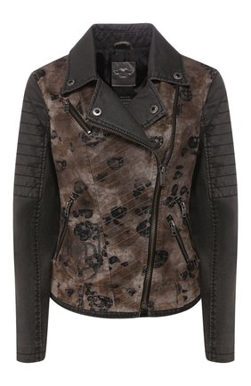 Женская джинсовая куртка genuine motorclothes HARLEY-DAVIDSON коричневого цвета по цене 28570 руб., арт. 97554-16VW | Фото 1 Женская джинсовая куртка genuine motorclothes HARLEY-DAVIDSON коричневого цвета, арт. 97554-16VW | Фото 1