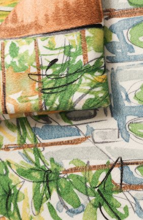 Мужского кашемировый плед LORO PIANA голубого цвета по цене 398000 руб., арт. FAL1541 | Фото 2 Мужского кашемировый плед LORO PIANA голубого цвета, арт. FAL1541 | Фото 2