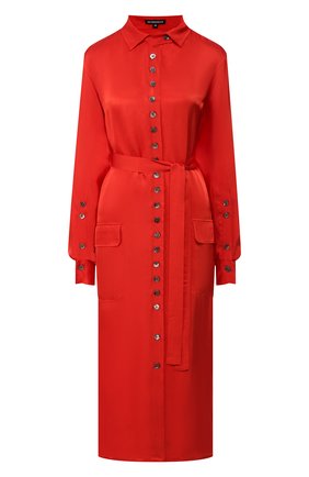 Женское платье с поясом ANN DEMEULEMEESTER красного цвета по цене 82950 руб., арт. 2001-2214-P-138-039 | Фото 1 Женское платье с поясом ANN DEMEULEMEESTER красного цвета, арт. 2001-2214-P-138-039 | Фото 1