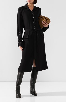 Женское платье из вискозы ANN DEMEULEMEESTER черного цвета по цене 55400 руб., арт. 2001-2214-P-155-099 | Фото 2 Женское платье из вискозы ANN DEMEULEMEESTER черного цвета, арт. 2001-2214-P-155-099 | Фото 2