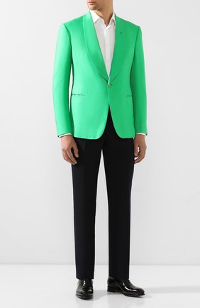Мужской шелковый пиджак RALPH LAUREN зеленого цвета по цене 669500 руб., арт. 798794568 | Фото 2 Мужской шелковый пиджак RALPH LAUREN зеленого цвета, арт. 798794568 | Фото 2 (Длина (для топов): Стандартные; Материал внешний: Шелк; Материал подклада: Купро; Рукава: Длинные; 1-2-бортные: Однобортные; Пиджаки М: Приталенный; Стили: Классический; Случай: Вечерний)