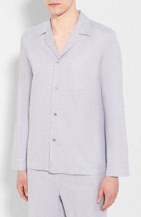Мужская хлопковая пижама FRETTE серого цвета по цене 25900 руб., арт. 20100500 00F 00845 | Фото 2 Мужская хлопковая пижама FRETTE серого цвета, арт. 20100500 00F 00845 | Фото 2